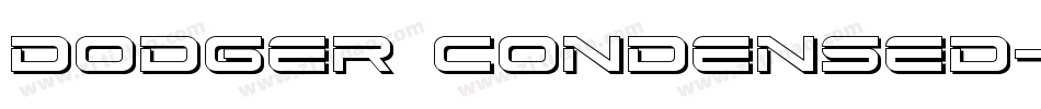 Dodger Condensed字体转换